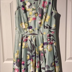 H&M, empire waist, pastel, flower dress. Size 8.